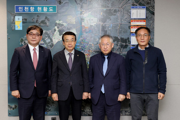 ▲ 인천항만공사 방문한 허식 의장.