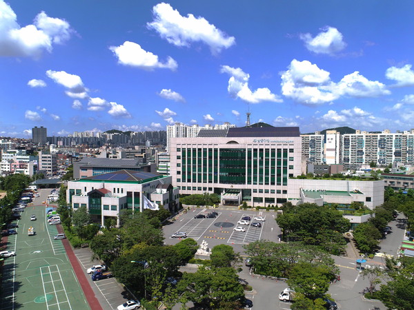 ▲ 남동구청 전경<br>