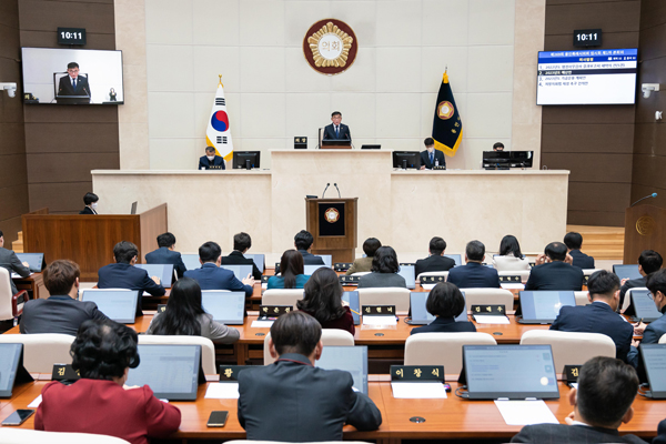 ▲ 용인특례시의회, 제268회 제2차 정례회 폐회.