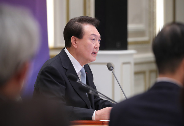 ▲ 국민경제자문회의 주재하는 윤 대통령. /뉴시스