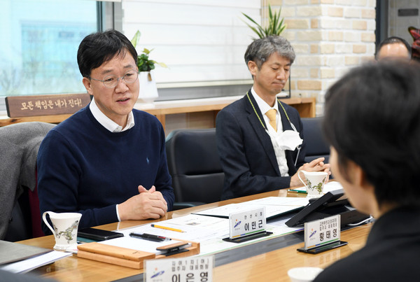 ▲ 이민근 안산시장, 갈등조정협의회 최종 간담회 참석.