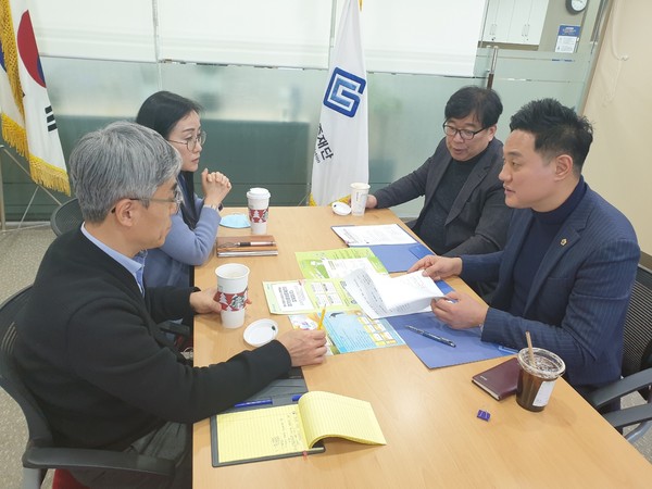▲ 오석규 도의원 2023년 의정부시 소상공인 지원 사업 관련 정담회 개최.