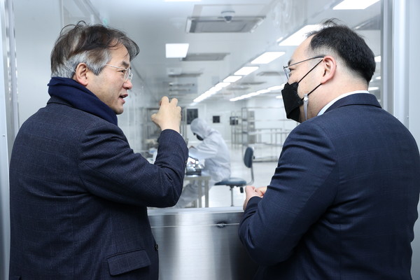 ▲ 이동환 고양시장, 오스템카디오텍(주) 방문.