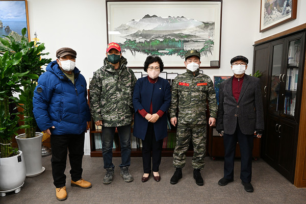 ▲ 해병대전우회 간담회.