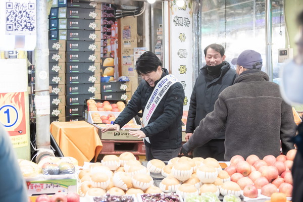 ▲ 축산물시장 전경.