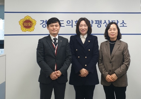 ▲ 이혜원 의원, 양평군지부 관계자와 양평농업·농촌 발전을 위한 정담회 개최 모습.