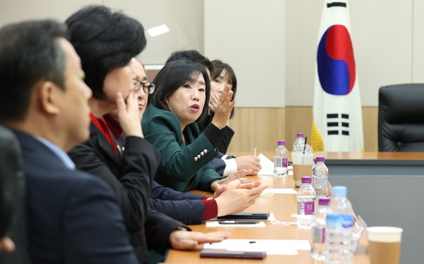 ▲ 국민의힘 정책위원회, 현장 정책회의 모습.