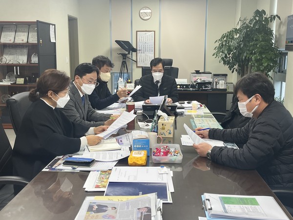 ▲ 하남시의회 더불어민주당, 난방비 폭탄 대책 수립 긴급 의원총회.
