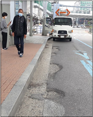 ▲ 수원시 포트홀.