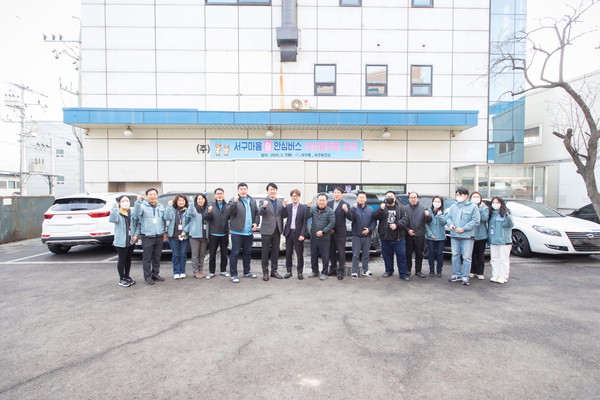 ▲ 기업 방문한 강범석 서구청장.