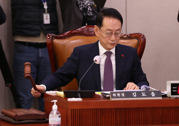 ▲ 안건 상정하는 김도읍 위원장. /뉴시스