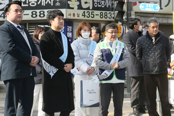 ▲ 안전한통학로만들기 특별위원회 현장방문 모습.