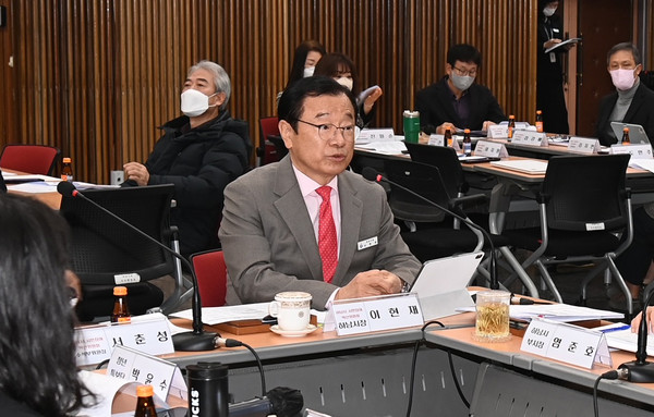 ▲ 이현재 하남시장, 하남시 시민참여혁신위원회 첫 정기회의 진행중인 모습.