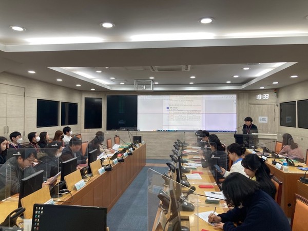 ▲ 동두천시, 중대재해처벌법 관련 전 부서 실무자교육 실시.