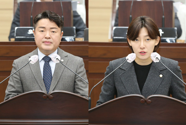 ▲ 김남원·장문정 의원.
