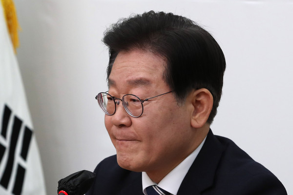 ▲ 검찰 수사 입장 밝히는 이재명 더불어민주당 대표. /뉴시스
