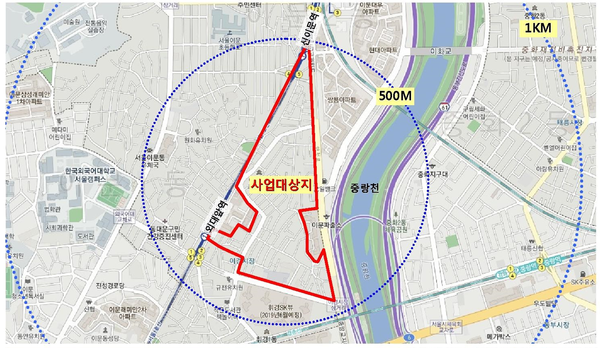 ▲ 이문4구역 위치도.