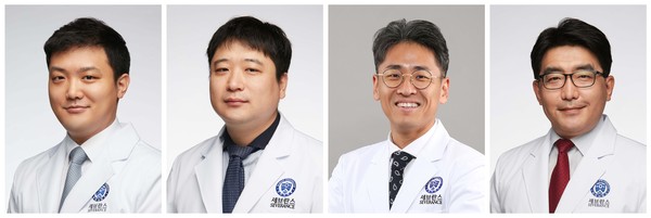 ▲ 용인세브란스병원 심장내과 연구팀.