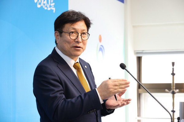 ▲ 도성훈 인천시교육감 브리핑 모습.