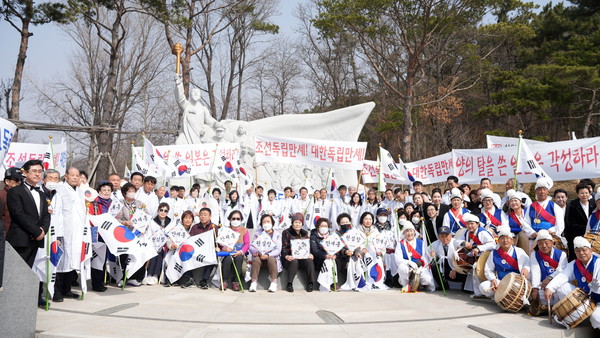 ▲ 평택시의회 평택 3‧1독립만세운동 제104주년 기념식.