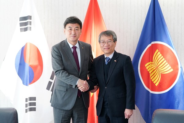 ▲ 방세환 광주시장 주한 베트남 대사와 차담회 개최 모습.