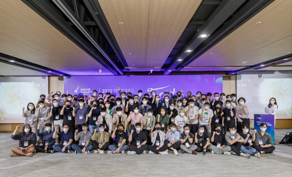 ▲ 성남산업진흥원-한국모바일게임협회 ‘2023 인디크래프트’ 개최를 위한 업무협약식.