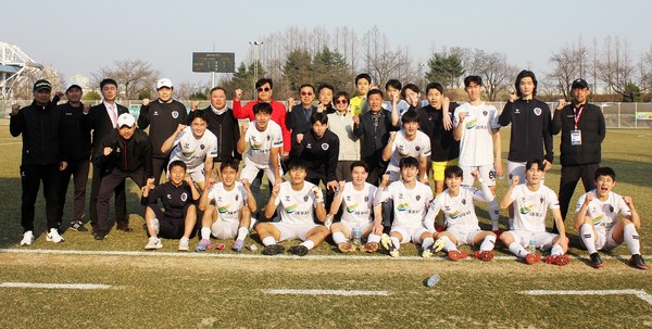 ▲ 리그 1위 등극한 여주FC.