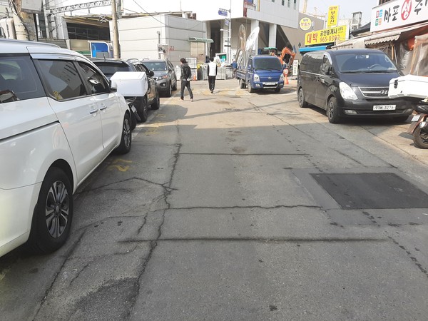 ▲ 외대앞역 현장사진.