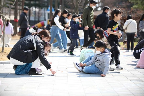▲ 시흥시 팝업놀이터 운영 모습.