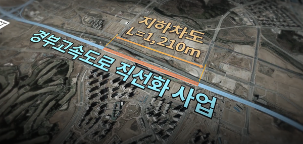 경부고속도로 직선화 구간