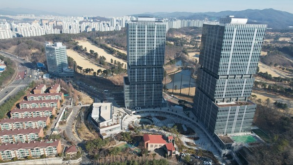 ▲ 기흥구 도심에 들어선 기흥ICT밸리 전경.