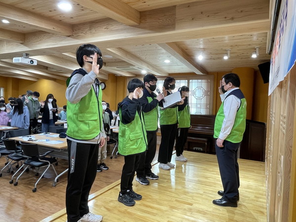 ▲ 인천 서구 가족봉사단 발대식 개최 모습.
