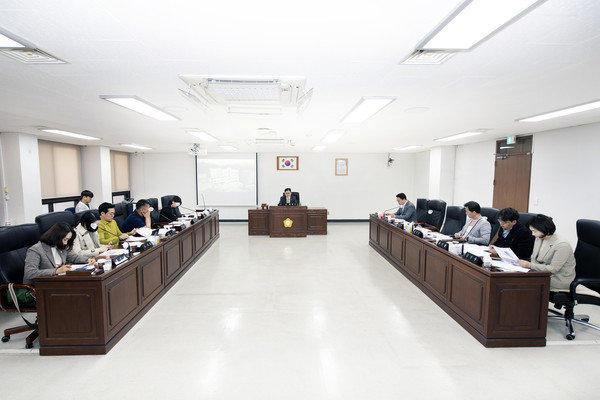 ▲ 4월 월례회의 개최 모습.