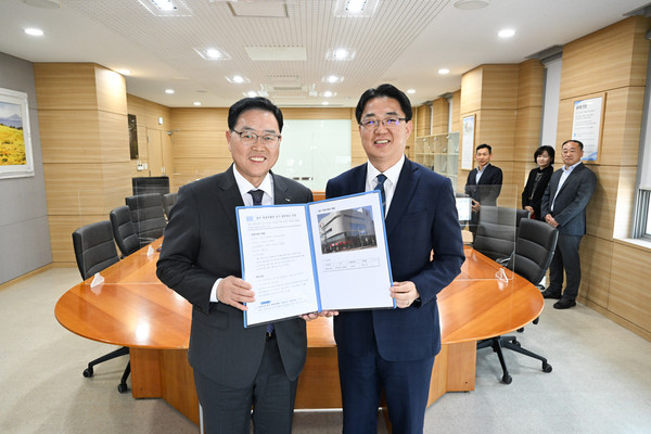 ▲ 강수현 양주시장 경인지방우정청 방문 모습.