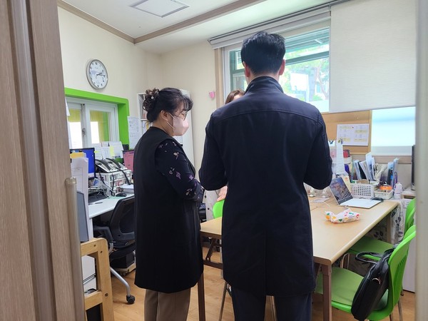 ▲ 현장 점검 실시 모습.