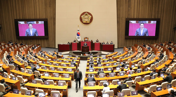 ▲ 전원위원회 발언하는 정희용 의원. /뉴시스