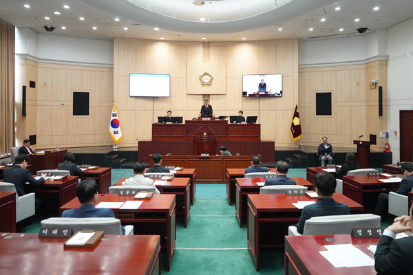 ▲ 제319회 임시회 본회의.