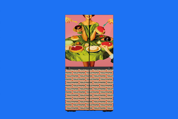 ▲ 토일렛페이퍼 한정판 '비스포크 냉장고' 제품 이미지. /뉴시스