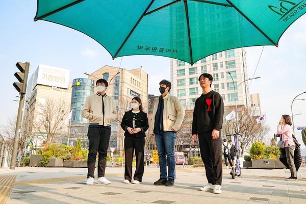 ▲ 정부혁신 최초·최고 사례로 선정된 서리풀 원두막 사진.