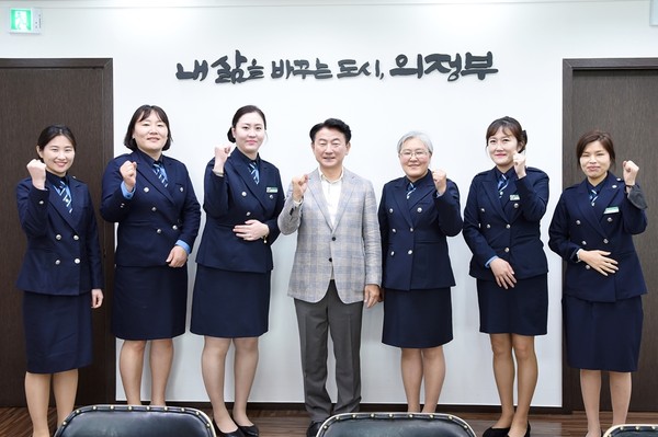 ▲ 의정부시 녹색어머니연합회 간담회 개최 모습.