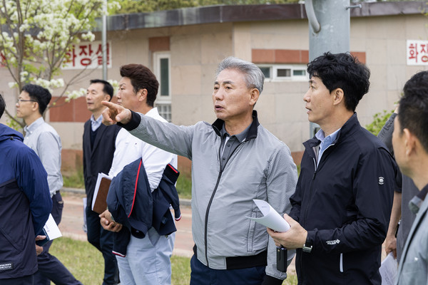 ▲ 윤환 계양구청장이 자매결연도시인 부안군에 방문했다.