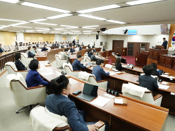 ▲ 300회 임시회 전경.