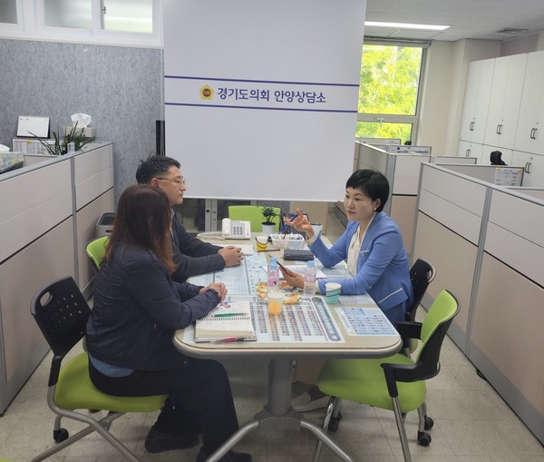 ▲ 디지털 문해력 조례개정 관련 정담회 모습.