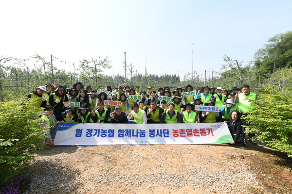 ▲ 과수농가 농촌일손돕기 실시.