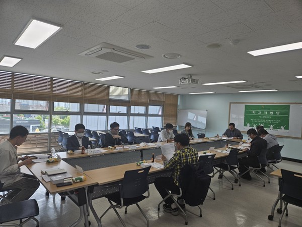 동두천시청소년상담복지센터 청소년안전망 학교지원단 회의 개최
