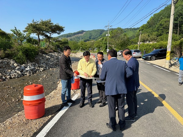 집중호우 피해복구현장 점검