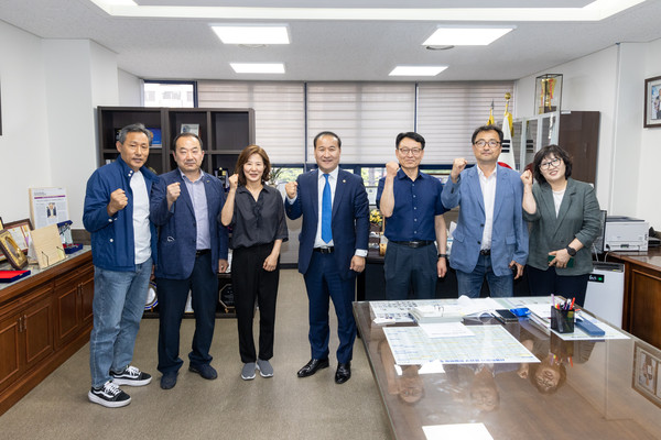▲ 강서구소상공인연합회 간담회 사진.