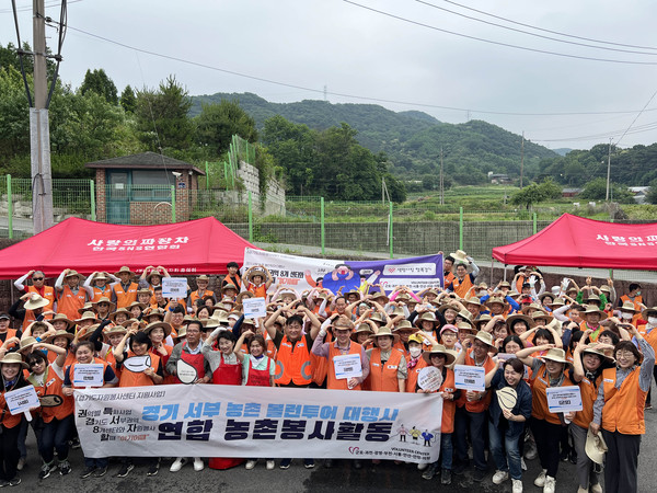 ▲ 과천시 경기 서부 농촌 볼런투어 대행사 실시 모습.