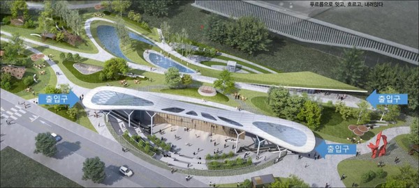 ▲ 과천정보타운역사 조감도.