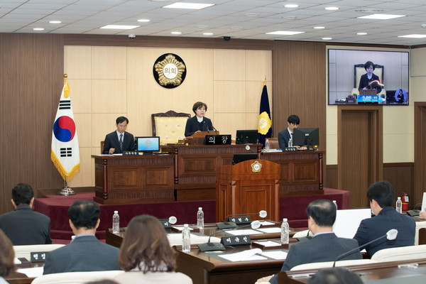 ▲ 영등포구의회, 제245회 제1차 정례회 개회.